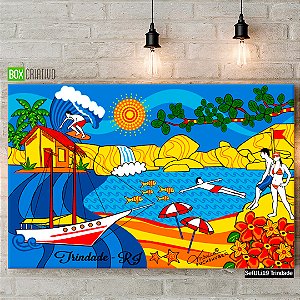 Quadro Tela em Canvas - Trindade - Coleção Mônica Fuchshuber