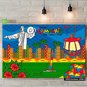 Quadro Tela em Canvas - Camboriu - Coleção Mônica Fuchshuber