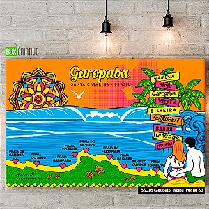 Quadro Tela em Canvas - Garopaba - Coleção Mônica Fuchshuber