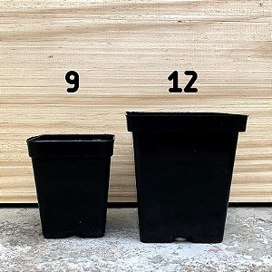 Vasos Quadrado Tamanho 9 e 12