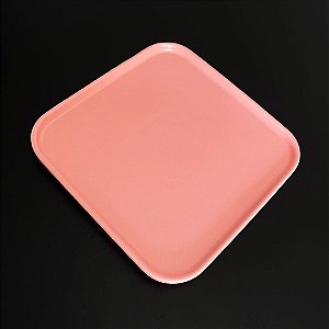 Bandeja Square Color Matte Rosa