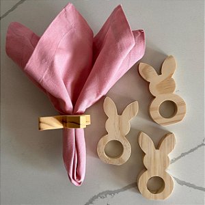 Argola para Guardanapo Coelho - 4 peças