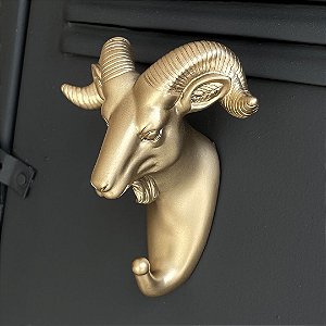 Gancho de Parede Bode Dourado