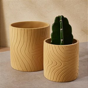 Cachepot Curves - 2 peças