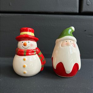 Saleiro e Pimenteiro Santa Claus