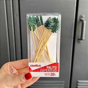 Palito p/ Aperitivo Pinheiro - 20 peças