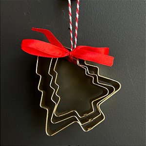 Cortadores p/ Biscoito Pinheiro - 3 peças