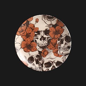 Prato Sobremesa Skull