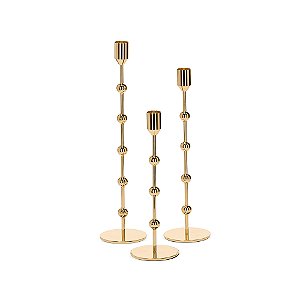 Castiçal Dot - 3 peças