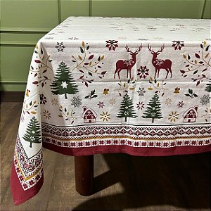 Toalha de Mesa Ginger Village 150 cm x 220 cm