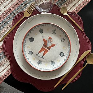 Prato Sobremesa Ginger Santa