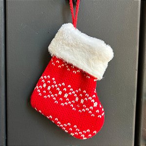 Enfeite p/ Árvore Meia Tricot