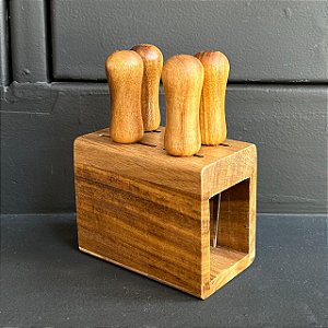 Facas p/ Queijo Acácia - 5 peças