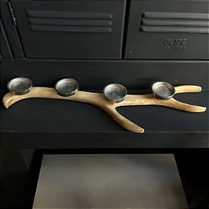 Porta Velas Galho 58 cm