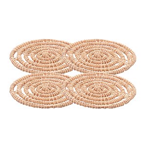 Porta Copos Nature - 4 peças