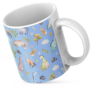 Caneca Coleção Dinos