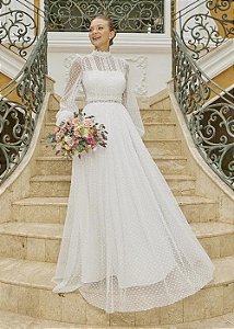 VESTIDO BELEZA EXUBERANTE PARA CASAMENTO INTIMISTA, NA PRAIA - Malva Charme