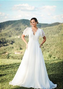 VESTIDO DE NOIVA GRACIOSO