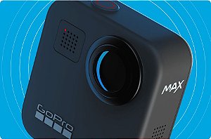 Câmera GoPro MAX 360 Resolução em 5.6K Black