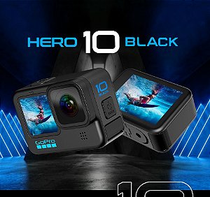 Câmera Digital Gopro Hero 10 Black 5,3K60/4K120