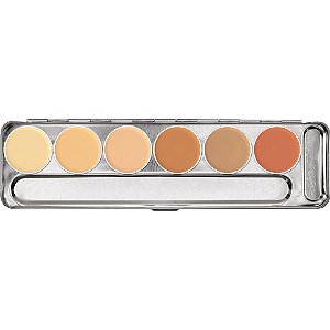 Paleta de Camuflagem Dermacolor  kryolan 6 Cores -  BP4