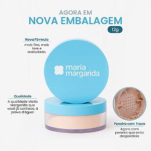 Pó solto facial Tapioca - Maria Margarida