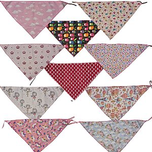 Bandana Pet Big Meninas OTosador - 10 Unidades