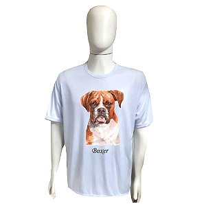Camiseta Raças - Boxer > Tamanho EXG