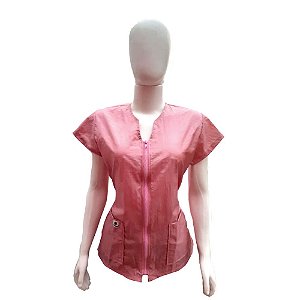 Jaleco Groomer ROSA Feminino OTosador  > Tamanho M