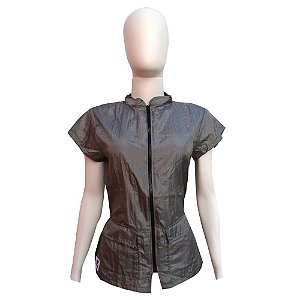 Jaleco Groomer GRAFITE  Feminino OTosador > Tamanho P