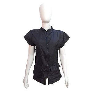 Jaleco Groomer PRETO Feminino OTosador > Tamanho M