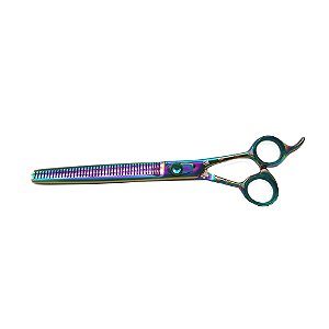 Tesoura Profissional Semi Dentada Multicolor 8.5''