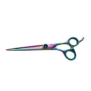 Tesoura Profissional Reta Multicolor 8''