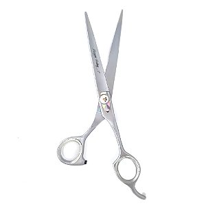 Tesoura Profissional Reta Prata 7.5''