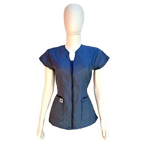 Jaleco Groomer AZUL JEANS Feminino OTosador