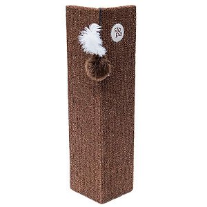 Arranhador Fit para canto moveis MARROM - Altura 55cm