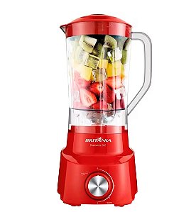Liquidificador Britânia Diamante 800 Vermelho 900W e 4 Velocidades