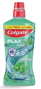 Enxaguante Bucal Colgate Plax Fresh Mint Zero Álcool 750ml