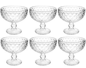 Conjunto de Taças para sobremesa Bico de Jaca 380ml - 6 peças