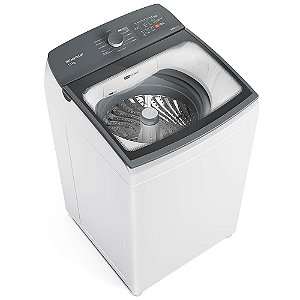 Lavadora de Roupas Brastemp 15kg Cesto Inox + 12 Programas de Lavagem Branca
