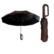 Guarda Chuva Automático com Fivela de anel com design liso