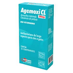 Agemoxi 50 mg Para Cães e Gatos - 10 Comprimidos