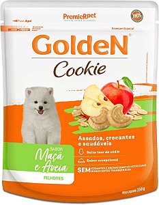 Biscoito Golden Cookie Para Cães Filhotes Sabor Maçã e Aveia 350 g