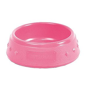 Comedouro Vitaplan Para Cães Rosa