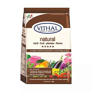 Fertilizante Granulado Vithal Natural Para Hortas, Pomares, Plantas e Flores