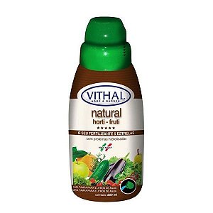 Fertilizante Líquido Vithal Natural Para Hortas e Pomares - 250 ml