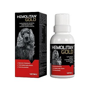 Hemolitan Gold Para Cães e Gatos