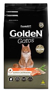 Ração Golden Para Gatos Adultos Castrados Sabor Salmão