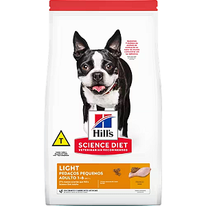 Ração Hills Science Diet Pedaços Pequenos Light Para Cães Adultos de Porte Pequeno