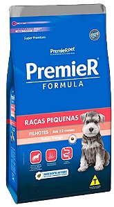 Ração Premier Fórmula Raças Pequenas Para Cães Filhotes de Porte Pequeno Sabor Frango